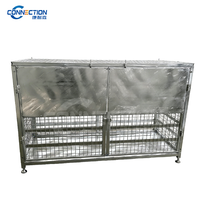 Detachable Hot-Dip Galvanized Gas Cylinder Storage Cage with Double Doors GS-2050/1245