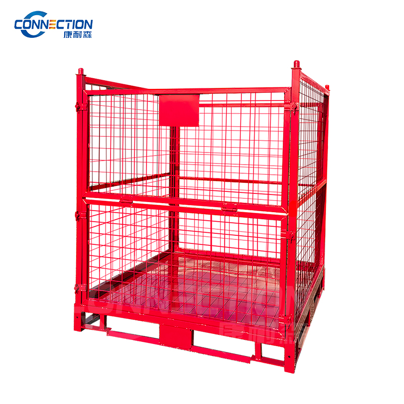Powder-Coated Stackable Detachable Wire Mesh Storage Cage DC-1250/1300