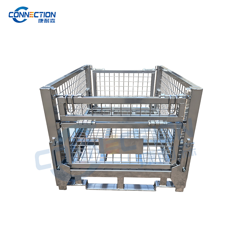 Secure Collapsible Wire Mesh Stillage Cage CC-787/635