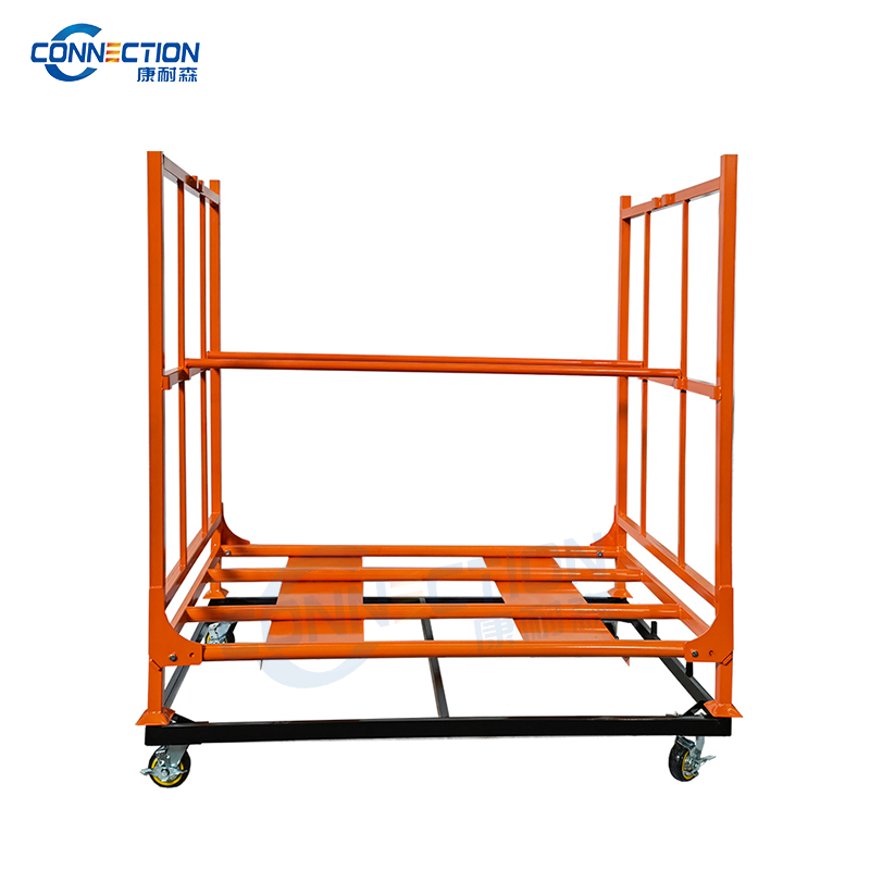 Mobile Foldable Tire Storage Rack with Dolly TR-1960