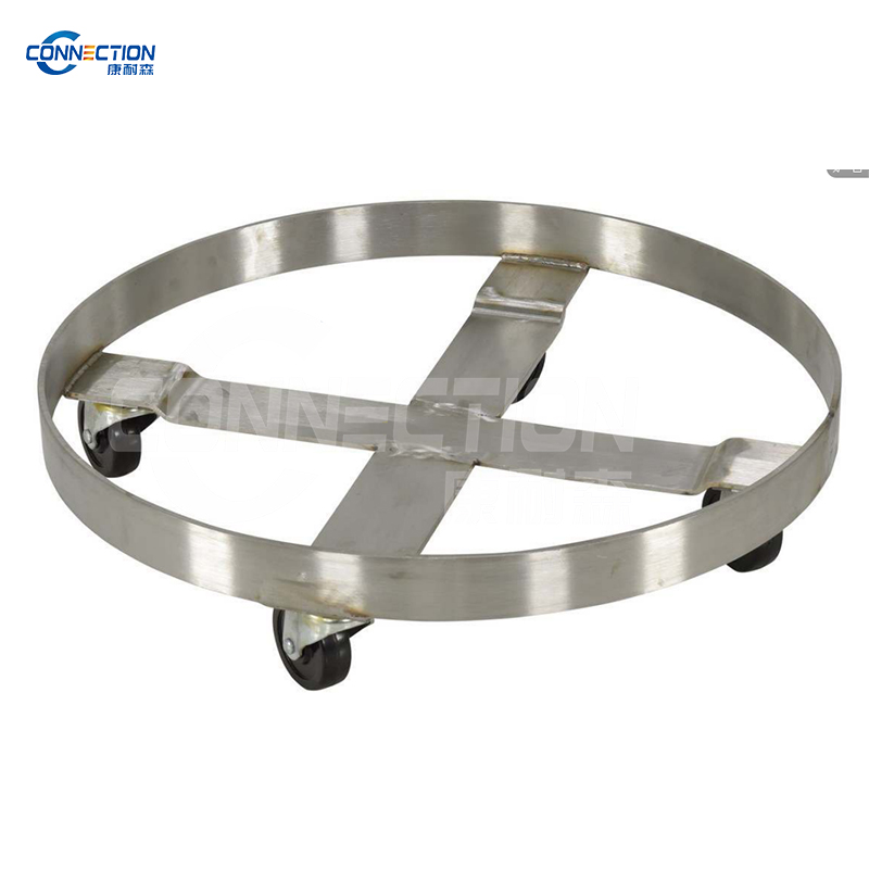 Stainless Steel Round Drum Dolly DRUM-HDS