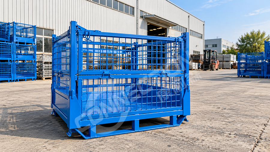 Mesh Side Steel Storage Cage