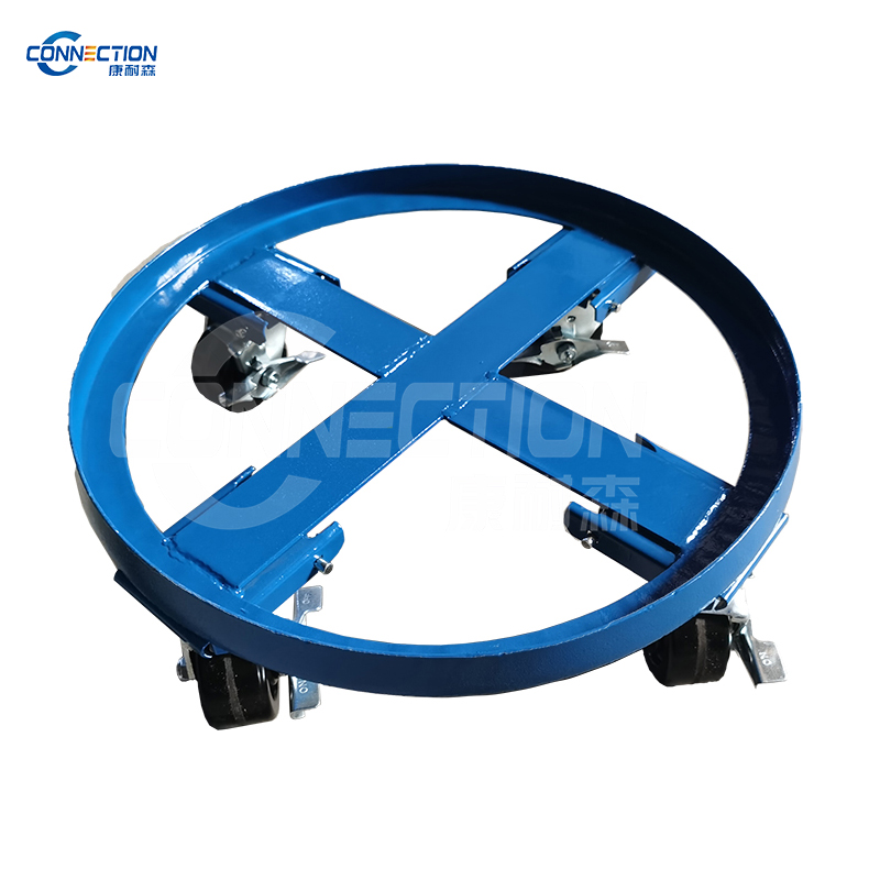 Heavy-Duty Round Steel Drum Dolly DRUM-HD