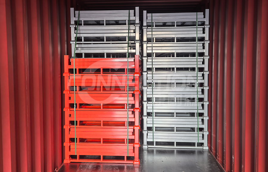 Fabric Roll Rack Container Loading