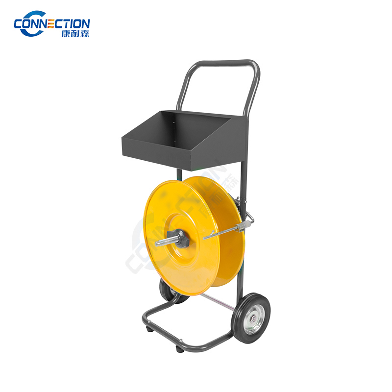Mobile Recycling Strap Dispenser Cart for Waste Bundling SD-807