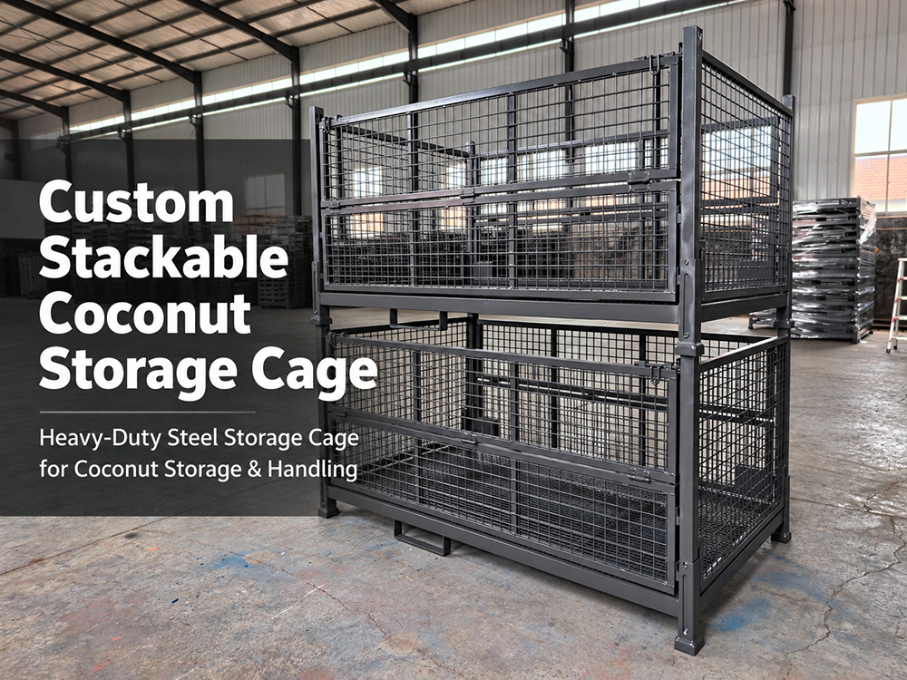 Custom Coconut Storage Cage for the Philippines