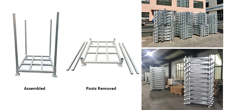 Detachable Post Pallet Stacking Rack